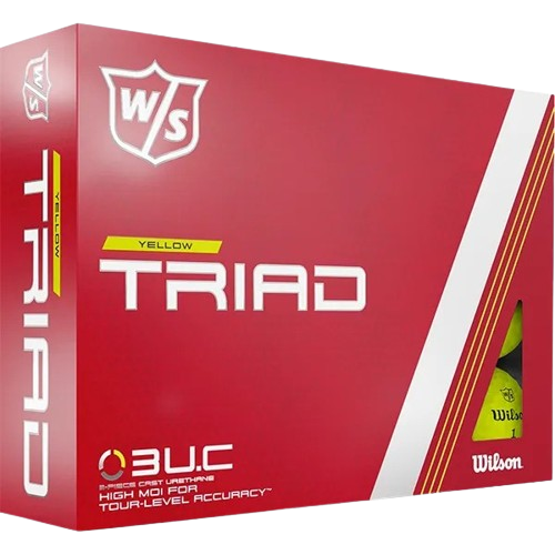 Wilson Triad Golf Balls, with customizability abailable from Brymark Promotions.